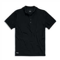 Polo Merge Noir Manches Courtes