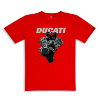 T-Shirt Desmo 4 Rouge