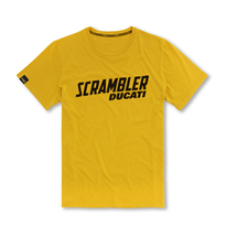 T-Shirt Milestone Scrambler   Jaune