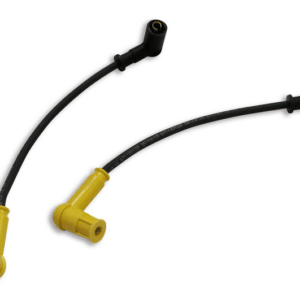 PAIRE CABLE BOUGIES JAUNE SCRAMBLER