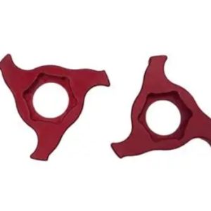 Paire de réglage de fourche rouge